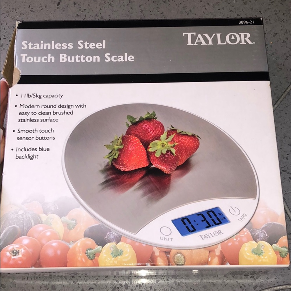 Digital Food Scale - Taylor Stainless Steel
